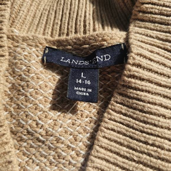 NWT Lands End Cardigan Sz L - Picture 5 of 7